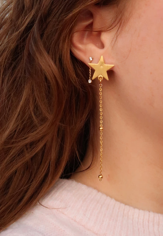 Superstar Chain Duster Earrings